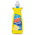 Ajax® Dishwashing Detergent, Lemon Scent, 28 Oz Bottle, Case Of 9