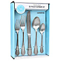 Martha Stewart Laurentide Vintage 20-Piece Stainless Steel Flatware Set, Silver 1 thumbnail image