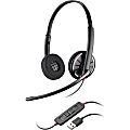 Plantronics Blackwire C320 Headset - Stereo - USB - Wired - Over-the-head - Binaural - Supra-aural - Noise Cancelling Microphone 1 thumbnail image