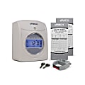 uPunch Calculating Starter Time Clock Set, 50 Employees, 11.25"H x 7"W x 10.25"D, HN2500