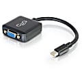 C2G Mini DisplayPort to VGA Adapter - 8in - Active - M/F - Mini DisplayPort/VGA  - 54315 1 thumbnail image