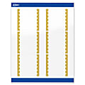 Avery® Print-To-The-Edge Labels & Sure Feed®, S00-DK2-PRWGP10, 3" x 3", Glossy White, Preprinted Gold Dots Edge Design, Pack Of 60 1 thumbnail image