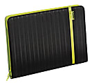 Pendaflex® Professional Fabric Expanding File, 1" Expansion, 7 Pockets, Letter Size, Black