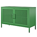 Novogratz Channing 40"W 2-Door Storage Cabinet, Kelly Green 1 thumbnail image