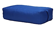Mind Reader Square Yoga Bolster Cushion, Blue 1 thumbnail image