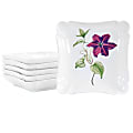 Martha Stewart Botanical Garden 6-Piece Ceramic Dish Set, 1-1/2" x 8-3/4", White
