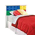 Sauder® Primary Toy Block Furniture Headboard, Twin, Soft White/ Multicolor