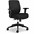 HON Altern Task Chair - Fabric, Foam Seat Material - Fabric Back Material - Black Frame Color - Mid Back - Black - Armrest - 1 Each 1 thumbnail image