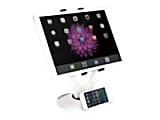 Ergoguys Deluxe Tablet Station - Desktop stand for tablet - white 1 thumbnail image