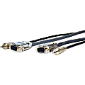 Comprehensive Pro AV/IT Series Plenum HD15 plugs and Mini stereo plugs cable 35ft