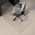 Realspace™ All-Pile Studded Chair Mat, 36" x 48", Clear 1 thumbnail image