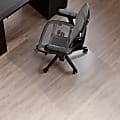 Realspace™ Hard Floor Chair Mat, Rectangular, 36" x 48", Clear