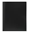Office Depot® Brand Poly 2-Pocket Portfolio, Black 1 thumbnail image