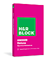 H&R Block Deluxe 2021 Tax Software 1 thumbnail image