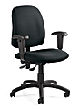 Global® Goal™ Operator Series Task Chair, 36"H x 25"W x 22 1/2"D, Stone/Black