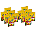 Crayola® Large Crayons, 4" x 7/16", Assorted Colors, 8 Crayons Per Box, Set Of 12 Boxes