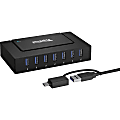 7 Port USB Charging Hub for Laptops with USB-C or USB 3.0 - Plugable USB Charging Station  - USBCHUB7BC 1 thumbnail image