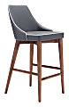 Zuo Modern Moor Counter Chair, Dark Gray