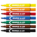 Avery® Marks-A-Lot® Large Desk-Style Permanent Markers, Chisel Point, Assorted Colors, Set Of 12