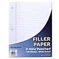Trailmaker Filler Paper, Wide Ruled, White, 100 Sheets Per Ream, Pack Of 50 Reams 1 thumbnail image