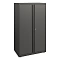 HON® Flagship Metal Modular Storage Cabinet, 52"H, Charcoal