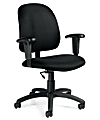 Global® Goal™ Task Chair, 39"H x 25"W x 24 1/2"D, Black