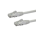 StarTech.com 100ft CAT6 Ethernet Cable - White Snagless Gigabit CAT 6 Wire - 100ft White CAT6 up to 160ft - N6PATCH100WH 1 thumbnail image