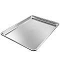 Martha Stewart Aluminum Baking Sheet, 17”, Silver