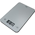 AWS Onyx Digital Kitchen Scale 11lb x 0.1oz - 11 lb / 5 kg Maximum Weight Capacity - Silver 1 thumbnail image