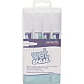 deflecto Nontoxic Chisel Tip Wet-erase Markers - Fine, Bold Point Type - Chisel Point Style - White - 4 / Pack