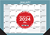 2024 Willow Creek Press Desk Pad Calendar, 12" x 17", Dad Jokes, January To December 1 thumbnail image
