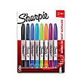 Sharpie® Twin-Tip Permanent Markers, Assorted Fashion Colors, Pack Of 8
