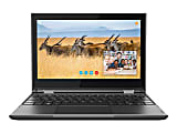 Lenovo 300e (2nd Gen) 82GK001PUS 11.6" Touchscreen Rugged 2 in 1 Notebook - HD - 1366 x 768 - AMD 3015e - 4 GB RAM - 64 GB Flash Memory - Black - AMD SoC - Windows 10 Pro - AMD Radeon Graphics   - 14.30 Hour Battery 1 thumbnail image