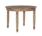 Linon Jessamy Table, 30"H x 42"W x 42"D, Light Natural Brown 1 thumbnail image