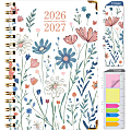2026-2027 Excello Brands 14-Month Academic Year Hardcover Weekly/Monthly Fashion Planner, 5-1/2" x 8", Colorful Botanicals, May To June, Total Qty 1 1 thumbnail image