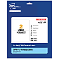 Avery® Ultra Duty® Permanent GHS Chemical Labels, 97194-WMU100, Rectangle, 5-1/2" x 8-1/2", White, Pack Of 200 1 thumbnail image