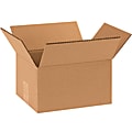 Partners Brand Double-Wall Corrugated Boxes, 6"H x 8"W x 10"D, Kraft, Pack Of 15