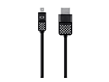 Belkin - Adapter cable - Mini DisplayPort male to HDMI male - 12 ft - black - 4K support