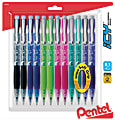 Pentel® Icy™ Mechanical Pencils, 0.7mm, #2 Lead, Assorted Barrel Colors, Pack Of 12