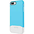Incipio EDGE Chrome Two Piece Slider Case for iPhone 7 Plus - For Apple iPhone 7 Plus Smartphone - Sky Blue, Silver - Bump Resistant, Drop Resistant - Polycarbonate