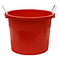 United Solutions Rope Handle Tub, 10 Gallon, Red 1 thumbnail image