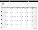 2024-2025 Office Depot® Brand Monthly Academic Desk Calendar, 22" x 17", 30% Recycled, July 2024 To June 2025 1 thumbnail image