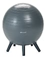 Gaiam Kids' Stay-N-Play Inflatable Ball Chair, Gray