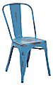 Office Star™ Bristow Armless Chair, Antique Royal Blue, Set Of 4 Chairs 1 thumbnail image