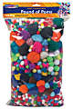 Chenille Kraft Pom-Poms, Assorted Sizes, Assorted Colors, Box Of 1,000 1 thumbnail image