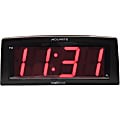 AcuRite 7-inch Jumbo Intelli-Time Alarm Clock - Digital - Electric - LED 1 thumbnail image