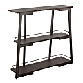 LumiSource Converge 41"H Industrial Bookcase, Espresso/Antique 1 thumbnail image