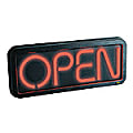 Newon LED Lighted Sign, "Open", Horizontal, 9 3/4"H x 23 5/8"W x 1 5/8"D 1 thumbnail image