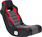 X Rocker Flash 2.0 High Tech Audio Wired Gaming Chair, Black/Gray/Red