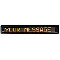LED Electronic Moving Message Sign, 7 x 80 Pixels